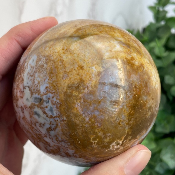 Ocean Jasper Sphere - Picture 8 of 17